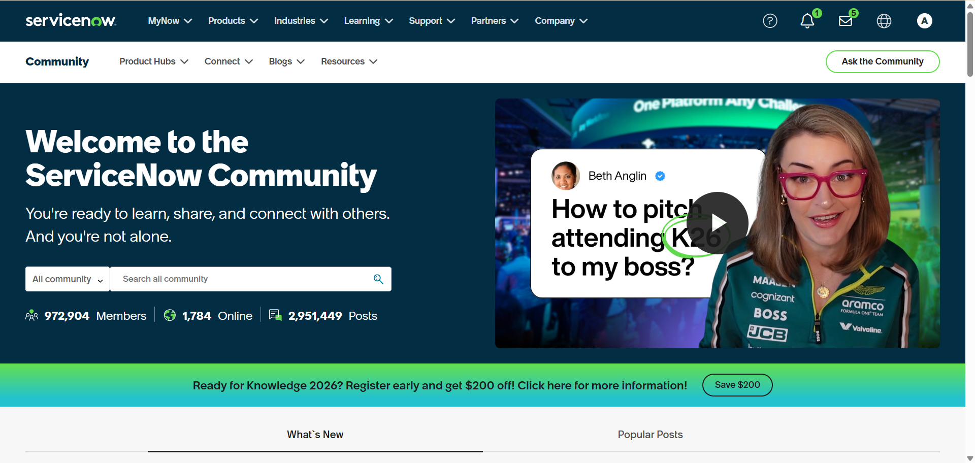 ServiceNow Community