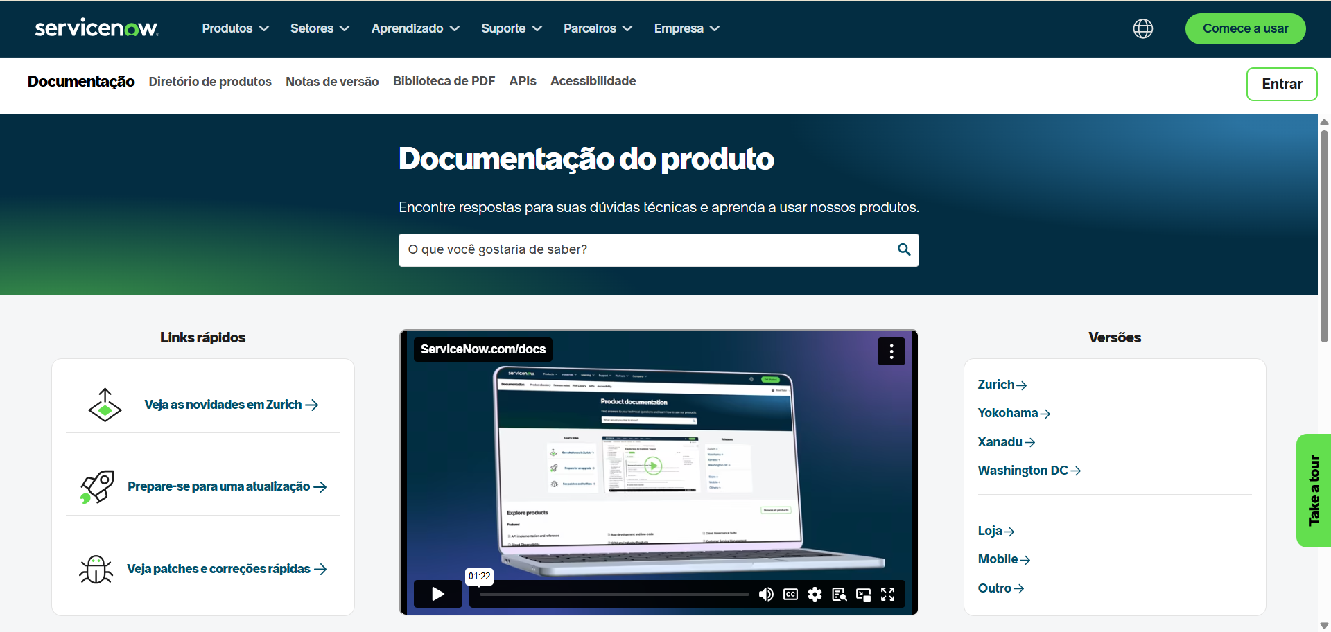 ServiceNow Documentation